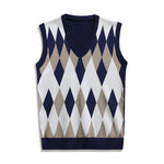 Mens Fashionable Thin V-Neck Knitted Vest