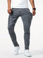 Shanxi Stretchy Slim Straight Pants