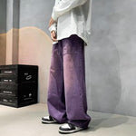 Retro Straight Loose Jeans For Men