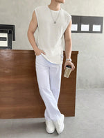 Mens Loose-Fit Fashionable Casual Sports Vest