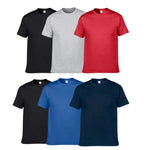 Unisex Casual Solid-color Cotton T-shirt