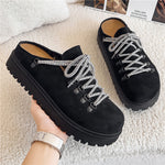 Summer Outdoor Office Lazy Slip-on Closed-toe Slippers