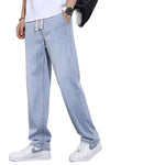 Tencel Lyocell Slim-fit Straight-leg Relaxed-fit Jeans
