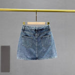 Summer Slimming Versatile Denim Skirt For Women