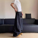 Retro Wide-pocket Bootcut Jeans For Men