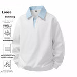 New Faux Two-piece Hoodie Cool And Casual Top