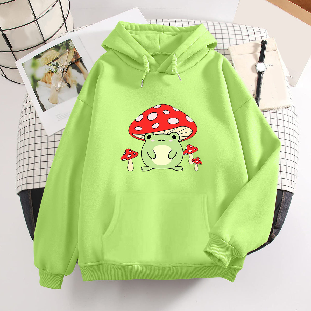 Hoodie Retro Harajuku Style Winter Collection For Men And Women