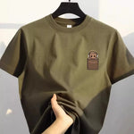 Retro-style Fashionable Printed Casual Mens Top