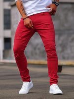 Shanxi Stretchy Slim Straight Pants