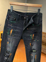 B2 - Non-elastic Small Straight-leg Pants