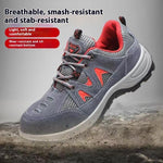 Four Seasons Men's Solid Soled Safety Protection Shoes