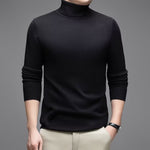 Knitted Shirt With Collar And Base Thick Black Thread Jacket