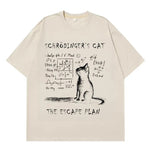 Mens Quantum Mechanics Creative Print Short Sleeve