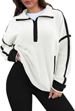 Stand-up Collar Casual Color-block Women's Zip-up Long-sleeve