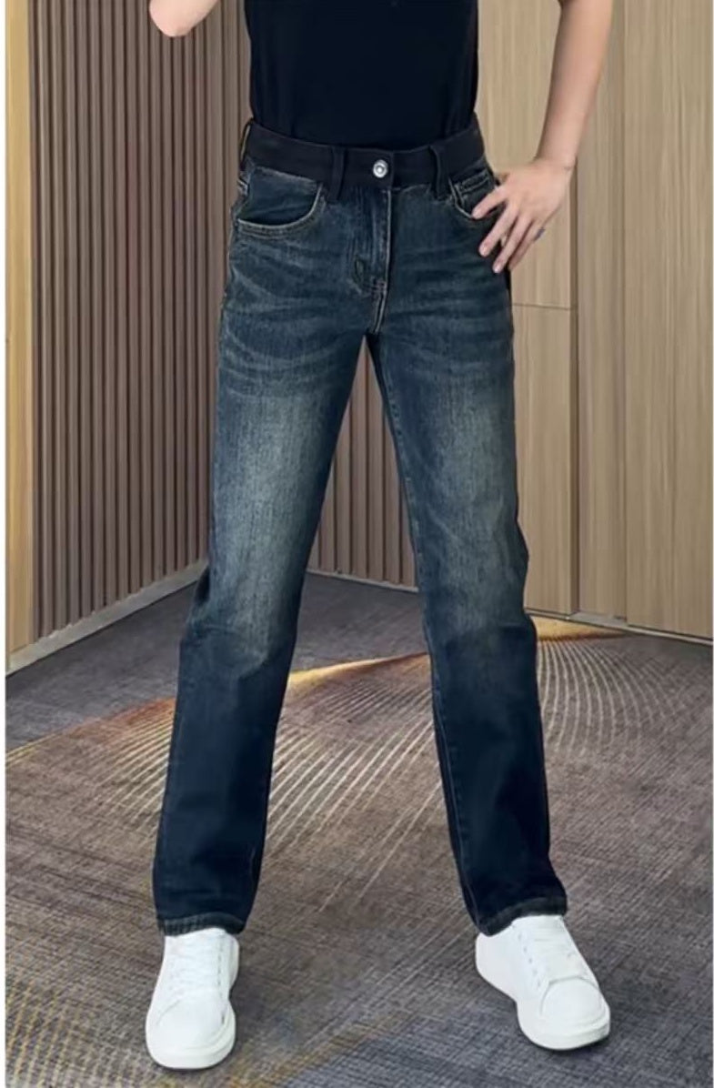 Shanxi Stretchy Slim Straight Pants