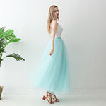 Prom Dress Tulle Skirt Womens Half-skirt