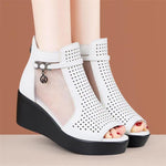 Summer New Breathable Mid Heel Sandals