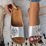 SpringSummer New Arrival A Single-flower Open-toe Sandal
