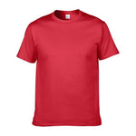 Unisex Casual Solid-color Cotton T-shirt