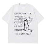 Mens Quantum Mechanics Creative Print Short Sleeve