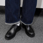 Retro Mens Leather Shoes Springautumn Style