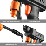 48V Water Gun Spray Cleaner Car Washer, 6 In 1 Nozzle, Handheld High Pressure Washer For Car Floor Garden Cleaning And Watering