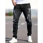 Shanxi Stretchy Slim Straight Pants