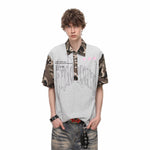Trendy Camouflage Patchwork Short-Sleeve T-Shirt For Men