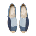 Harajuku-style Womens Loafers Denim Flat Canvas Shoes