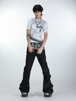 Figure-flattering Crew-neck Short-sleeve Top For Men