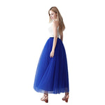 Prom Dress Tulle Skirt Womens Half-skirt