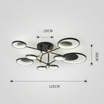 Nordic Living Room Simple Modern Atmosphere Net Red Led Molecular Ceiling Light