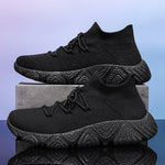 Outdoor Casual Shoes Thick-soled Flyknit Breathable Sneakers