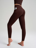 New Bare-Sense Hip-Lifting Yoga Pants For Women, Peach Butt Design With Pockets, High-Stretch Tight Fit, Seamless Quick-Dry Running & Yoga Leggings