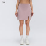Casual Versatile High-waisted Slit Skirt For Women