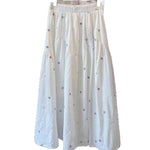 Sweet First-love Style Gentle Puffy Umbrella Skirt With A Print