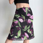 Mesh Fishtail Casual Skirt For Women