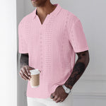 Casual Stylish Mens Hollow-out Short Top