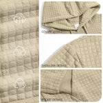 Mens Highly Elastic Jacquard Hooded Long-Sleeve Sweatshirt