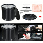 105 Gallons Ice Bath Cold Plunge Tub With Cover For Indoor Outdoor For Recovery, Cold Water Therapy, Athletes