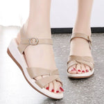 Beef Tendon Soft-soled Non-fatiguing Wedge Sandals