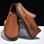Large-size Wide-toe Mens Loafers Casual Style