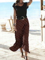 Mid-length Womens Skirt With An Elastic Waist