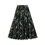 French-style High-waisted Figure-flattering A-line Maxi Dress With A Full Skirt