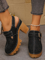 Plus-size Headband Metal Hollow-out Sandals