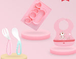 Baby Silicone Suction Cup Dishes Cartoon Learning Bowl Infant Feeding Bowls