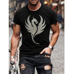 Mens Casual Summer T-Shirt With 3D Print