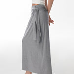 Fake Two-piece Strap-covered Slimming Skirt