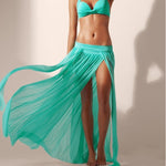 Womens Casual Beach Dress With Elastic Waistband