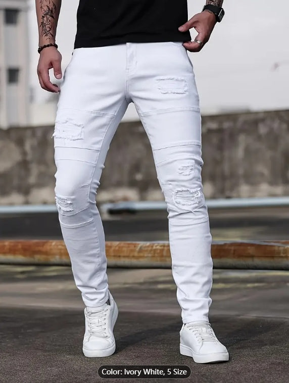Shanxi Stretchy Slim Straight Pants